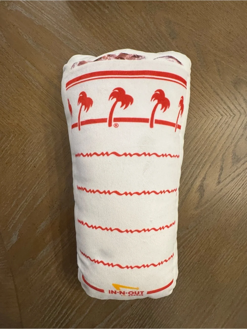 In-N-Out Burger Double-Double, Fries and Soft Drink plush pillow set